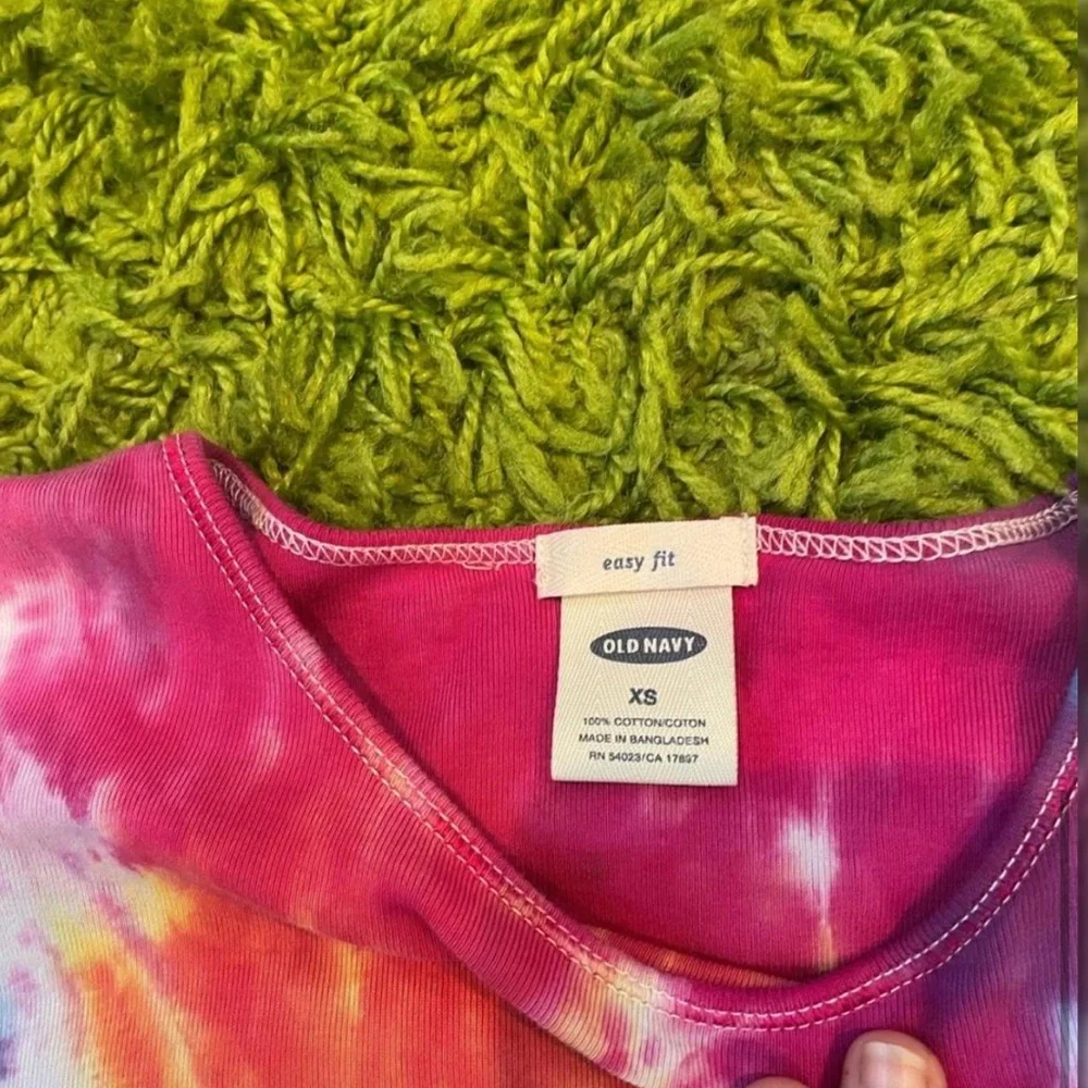 tie dye rainbow swirl long sleeve t-shirt